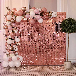 shimmer wall Rose gold atlanta